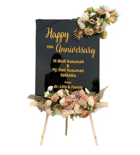 Papan Bunga Akrilik Cengklong