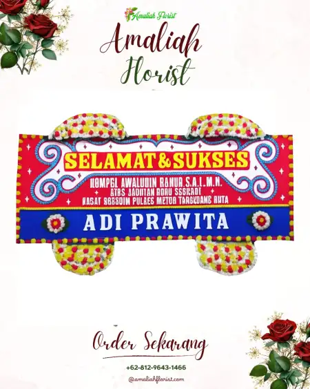 Papan Bunga Ucapan Selamat Cengklong